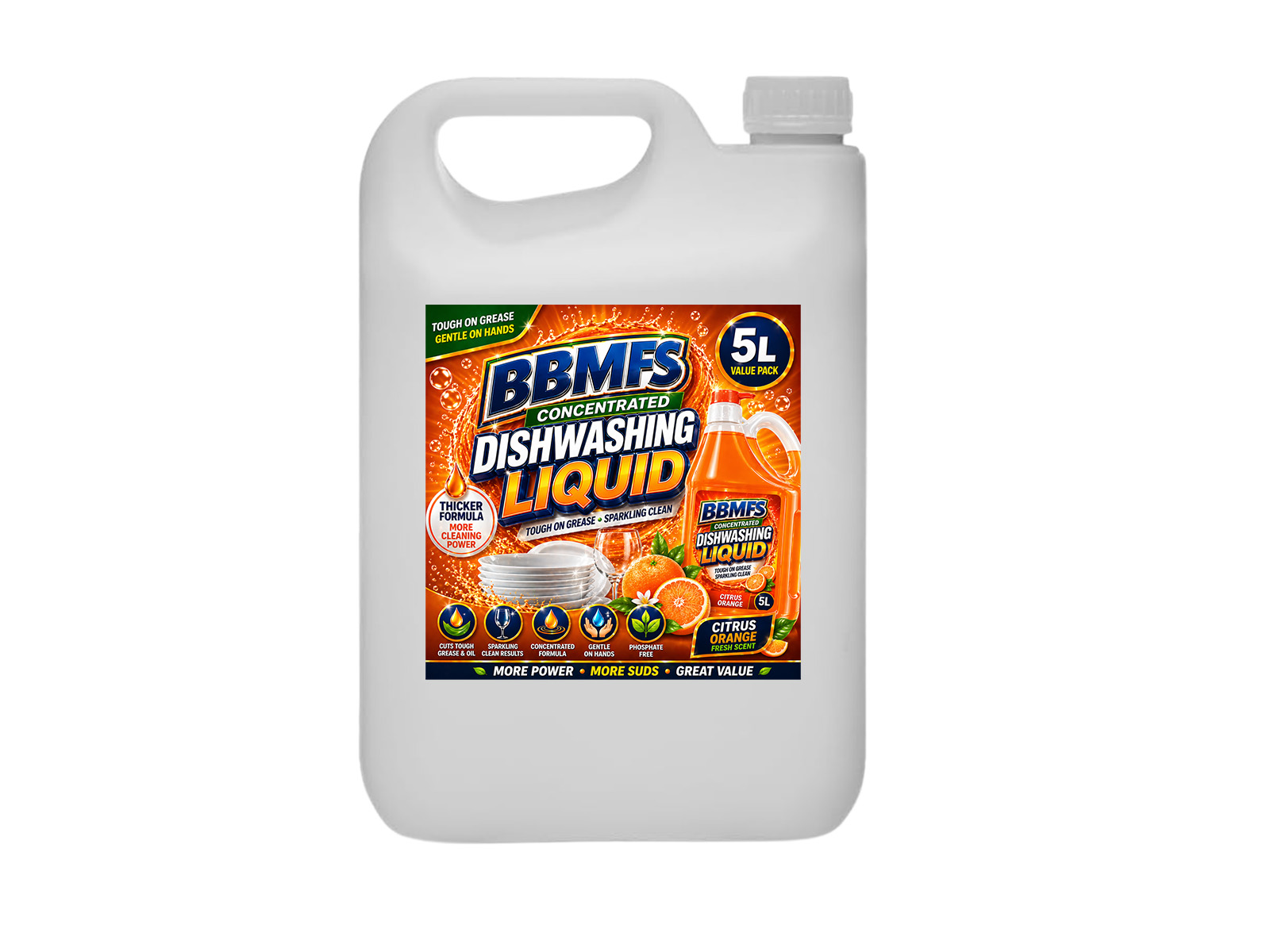 BBMFS Dishwashing Liquid Consintrated Citrus