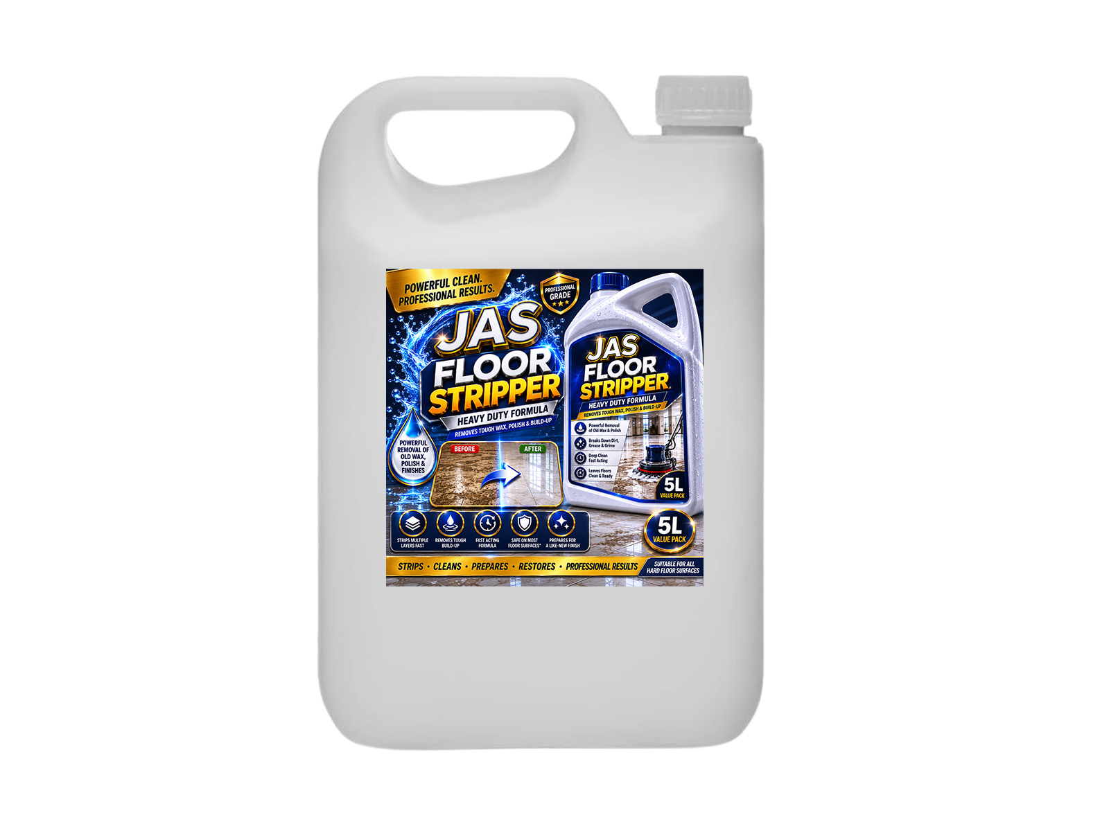 JAS Floor Stripper 5lt